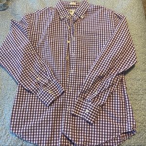 Purple & White Men’s J Crew Button Down